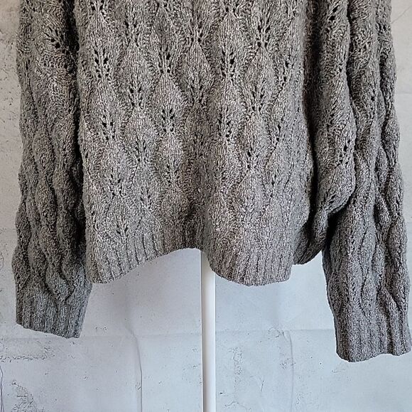 SO Cozy Gray Multi Knit Pullover Sweater Womens Size 2X - Picture 3 of 11